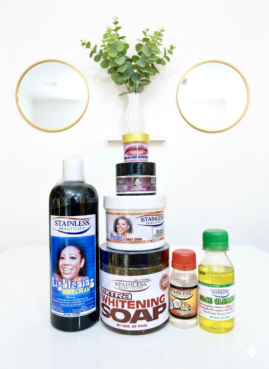 Lightening Kit and Extra Whitening Black Soap