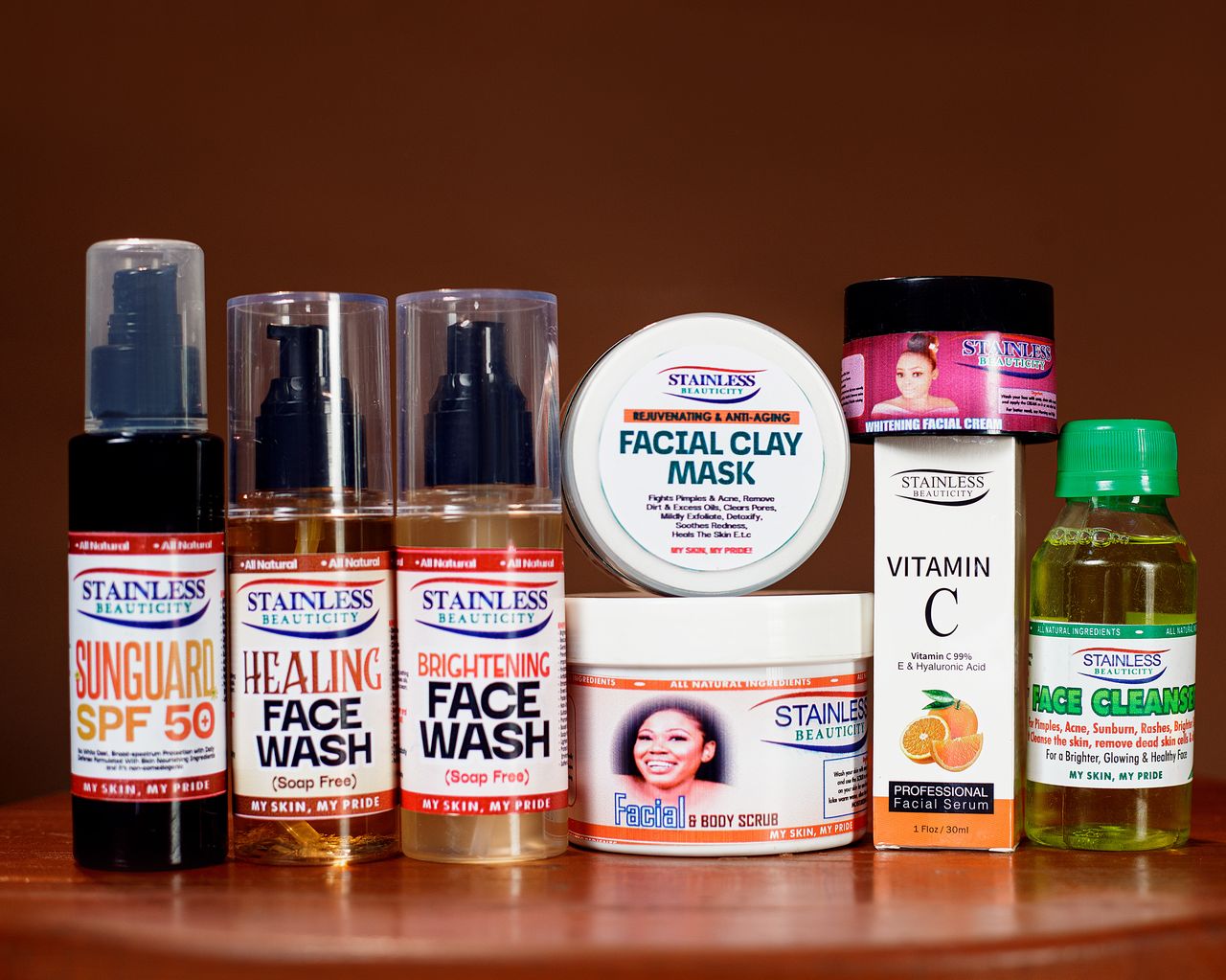 Complete Healing Face Kit – Targets pimples, acne, sunburn, oily skin, rashes & dark spots.