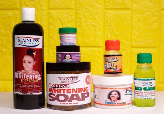 Whitening kit and extra whitening soap