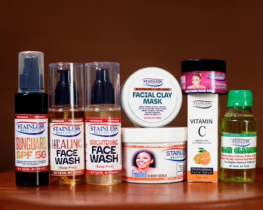 Complete Healing Face Kit – Targets pimples, acne, sunburn, oily skin, rashes & dark spots.